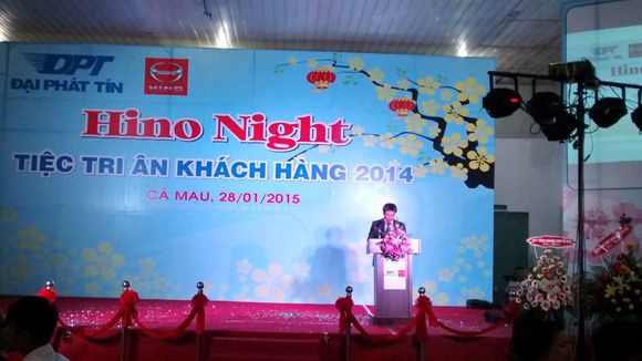 Lễ tri ân khách hàng “Hino Night” tại Đại lý Đại Phát Tín – Cà Mau