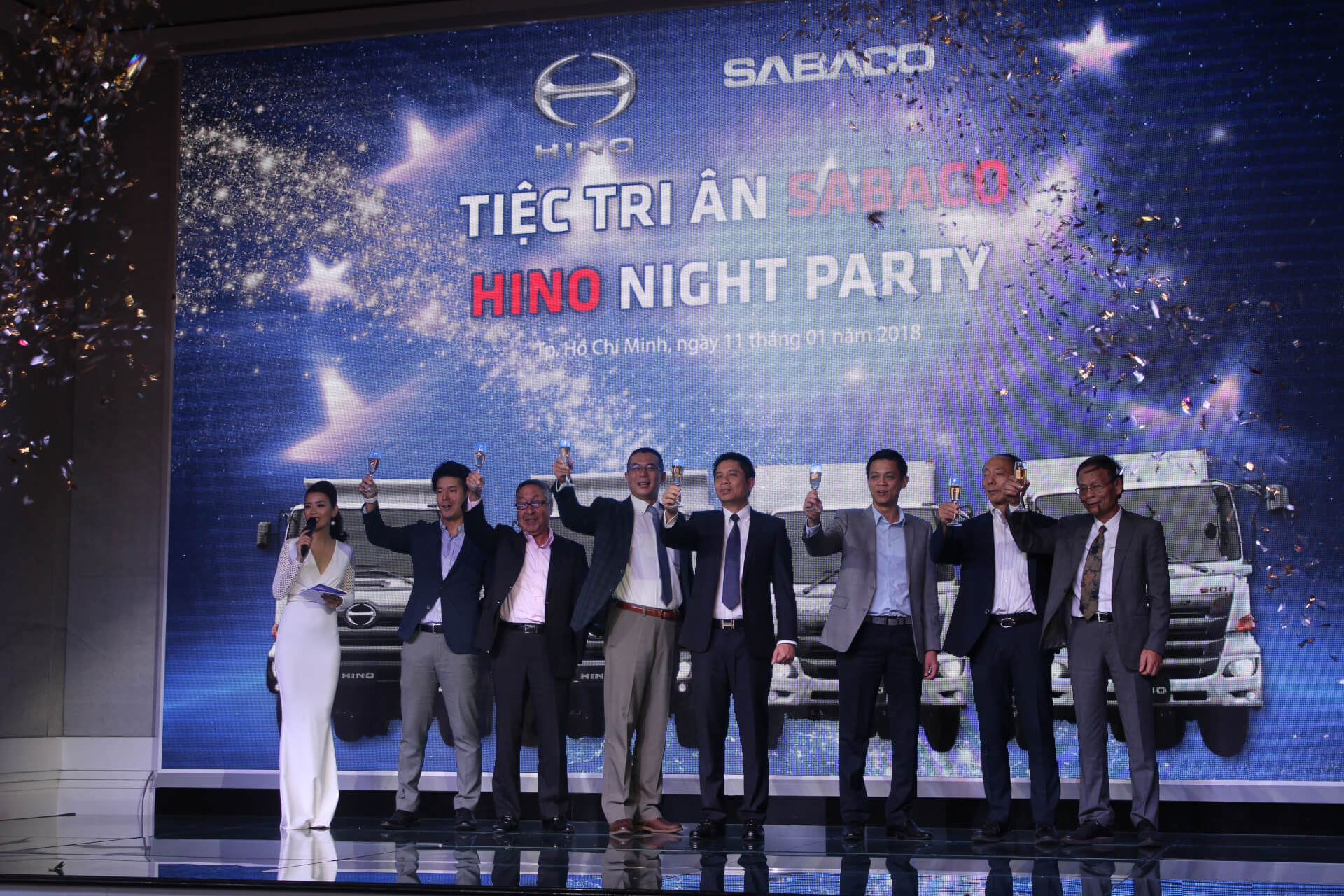 Hino Night &#8211; Chương trình Tri ân khách hàng năm 2017 – Đại lý Sao Bắc chi nhánh TP. Hồ Chí Minh