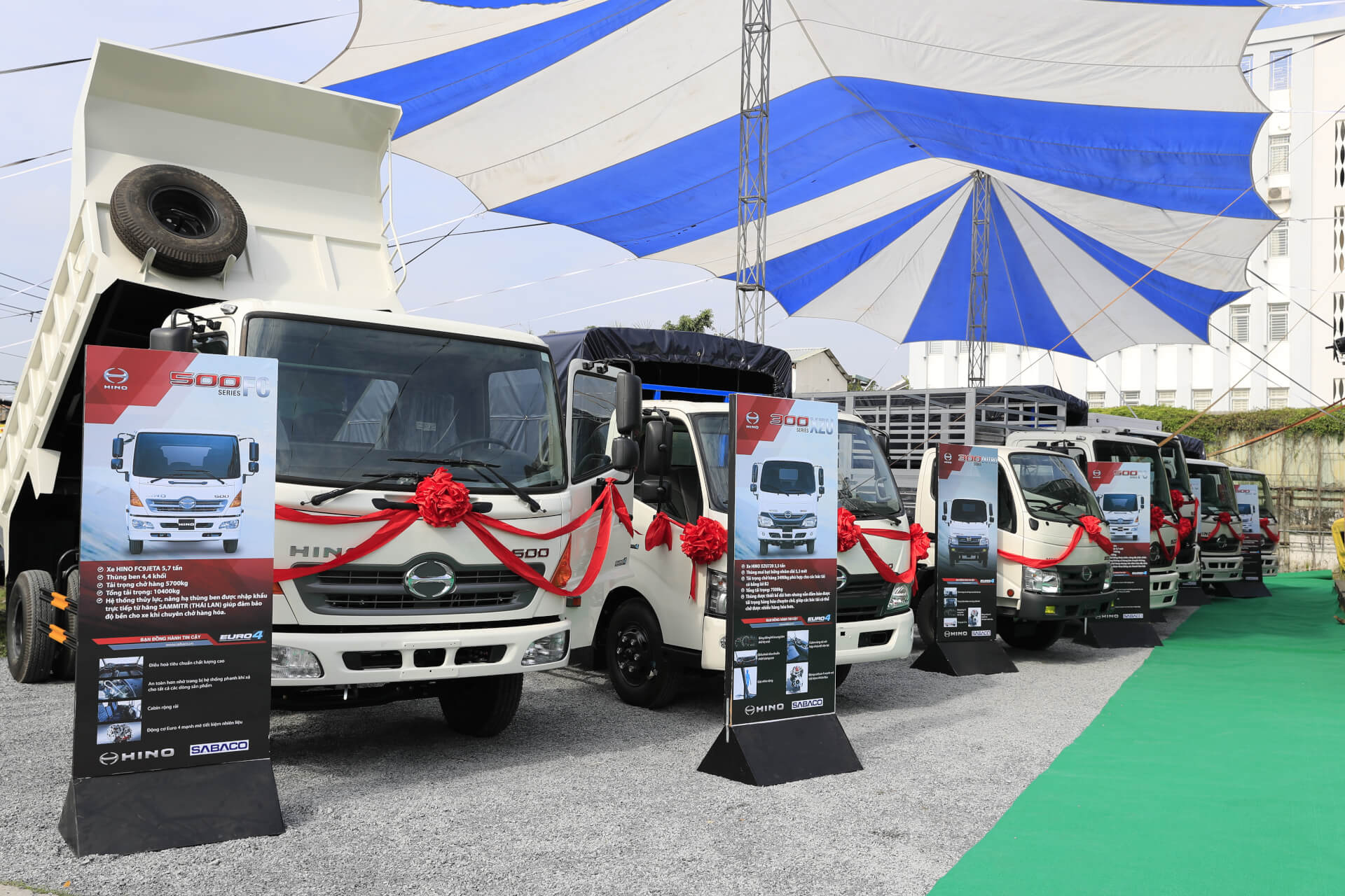 SABACO DEALER LAUNCHES THE NEW HINO TRUCK LINE UP MEET EURO 4 STANDARD