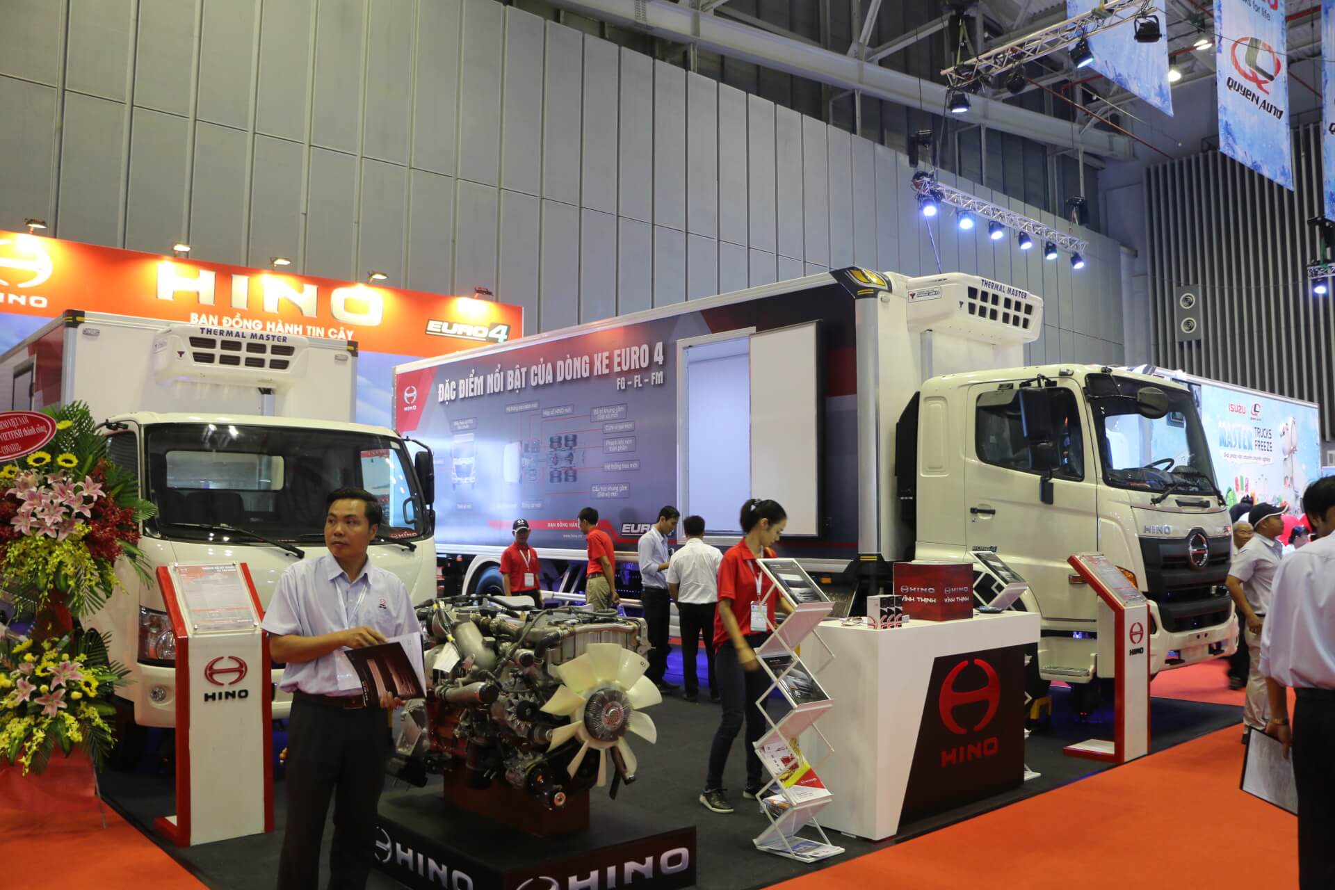 NEW HINO TRUCK LINE UP IN VIET FISH 2018