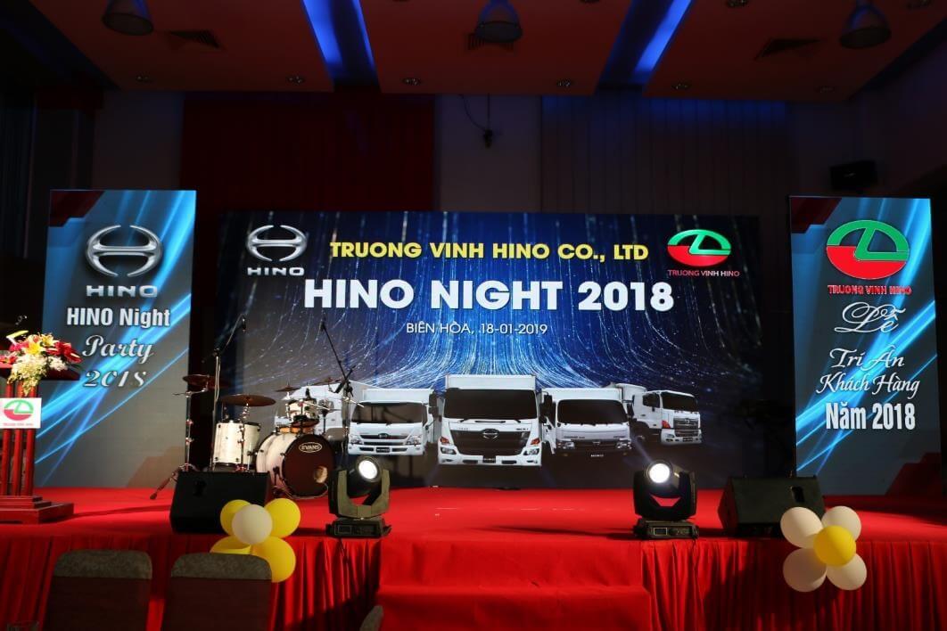 TIỆC TRI ÂN KHÁCH HÀNG HINO NIGHT CỦA ĐẠI LÝ TRƯỜNG VINH – ĐỒNG NAI