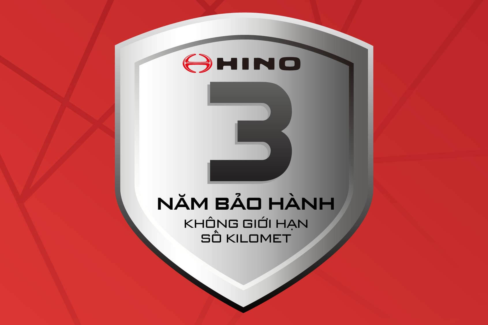 INCREASE 3 YEARS WARRANTY WHEN BUYING HINO TRUCK