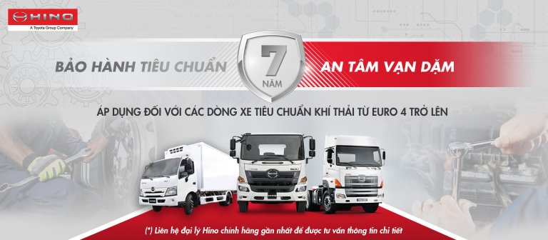 CHƯƠNG TRÌNH BẢO HÀNH TIÊU CHUẨN 7 NĂM