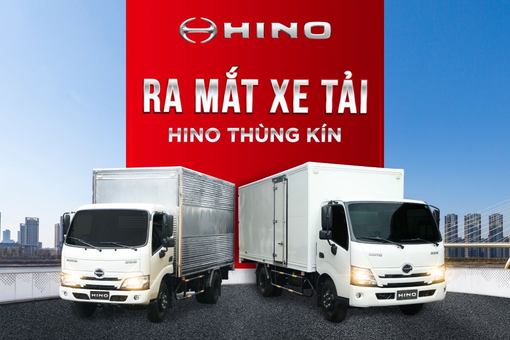 HINO MOTORS VIỆT NAM GIỚI THIỆU XE TẢI THÙNG KÍN