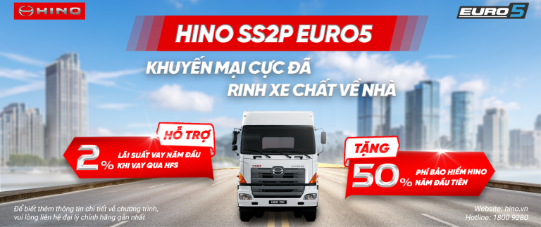 KHUYẾN MẠI DÀNH CHO KHÁCH HÀNG MUA XE ĐẦU KÉO SS2P EURO5