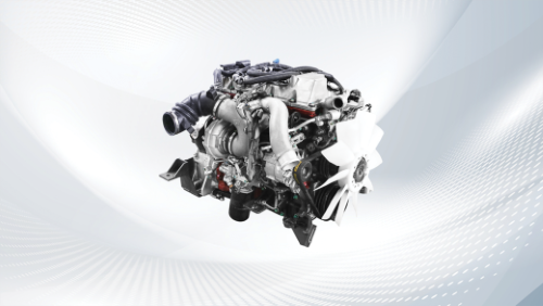 Engine with the SCR system, ensures Euro5 emission standards