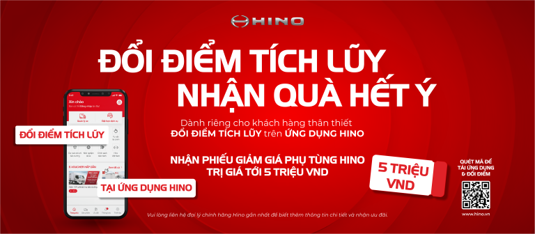 CHƯƠNG TRÌNH ĐỔI ĐIỂM TÍCH LŨY TRÊN HINO APP