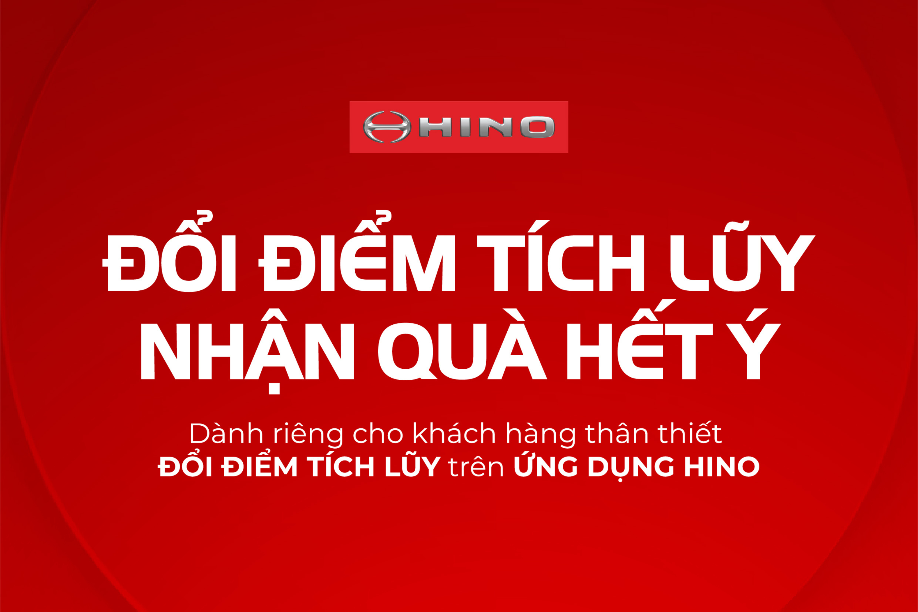 REDEEM POINTS ON HINO APP