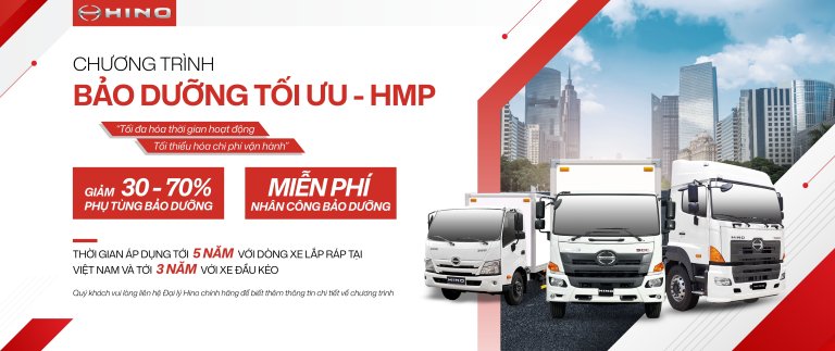 THÊM ƯU ĐÃI VỚI CHƯƠNG TRÌNH BẢO DƯỠNG TỐI ƯU HMP