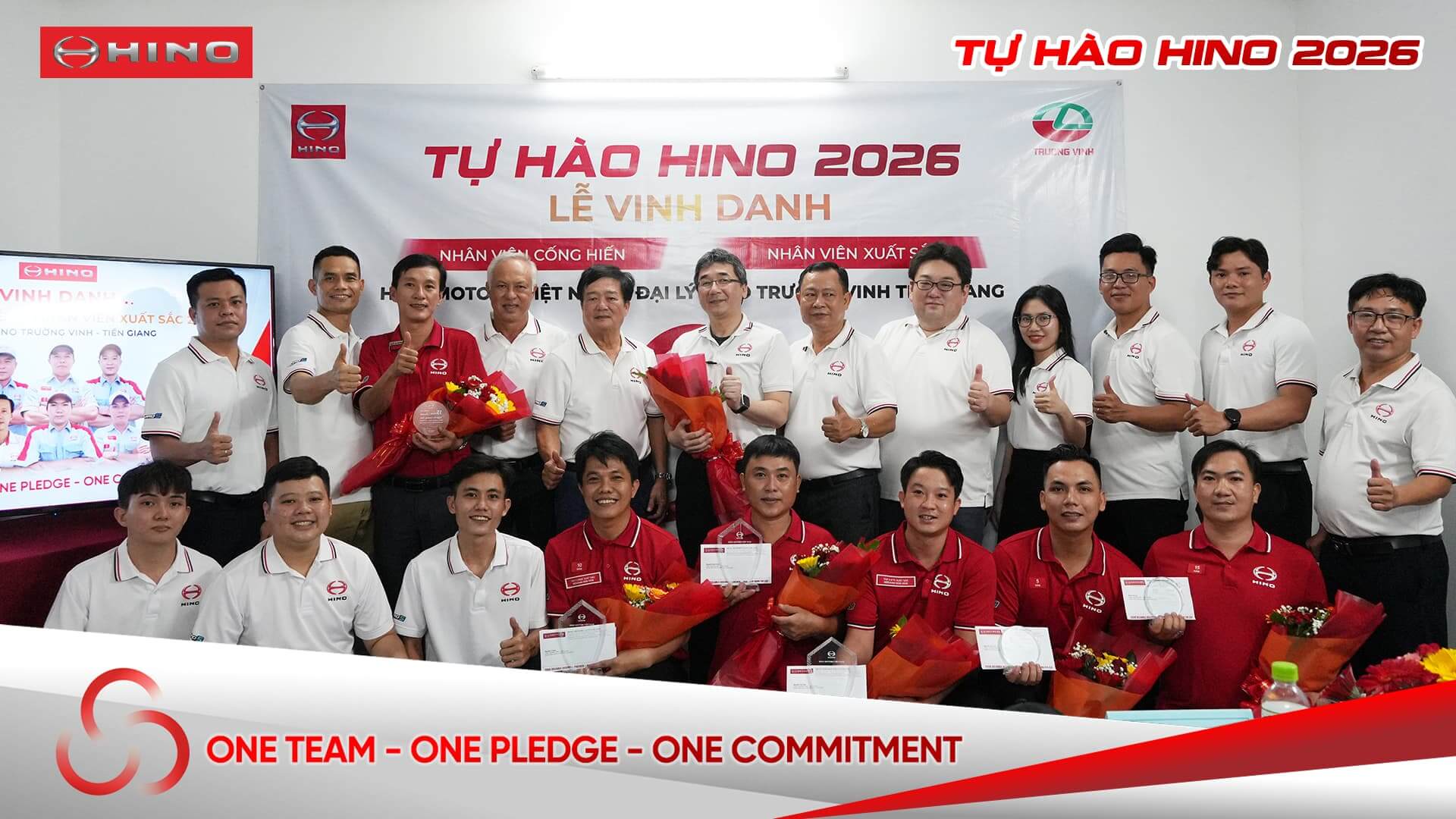 Sự kiện tại đại lý Hino Trường Vinh chi nhánh Tiền Giang ngày 18/6/2026.